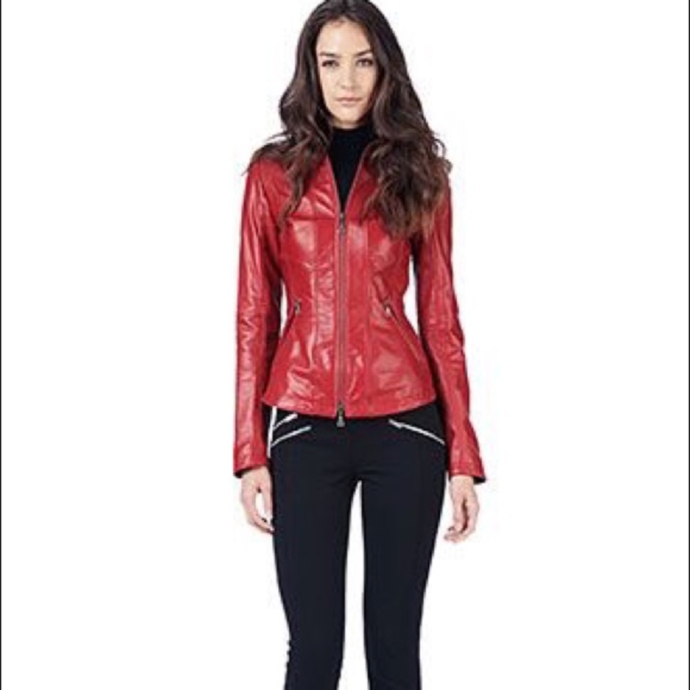 Lilian Italian Lamb Leather Jacket